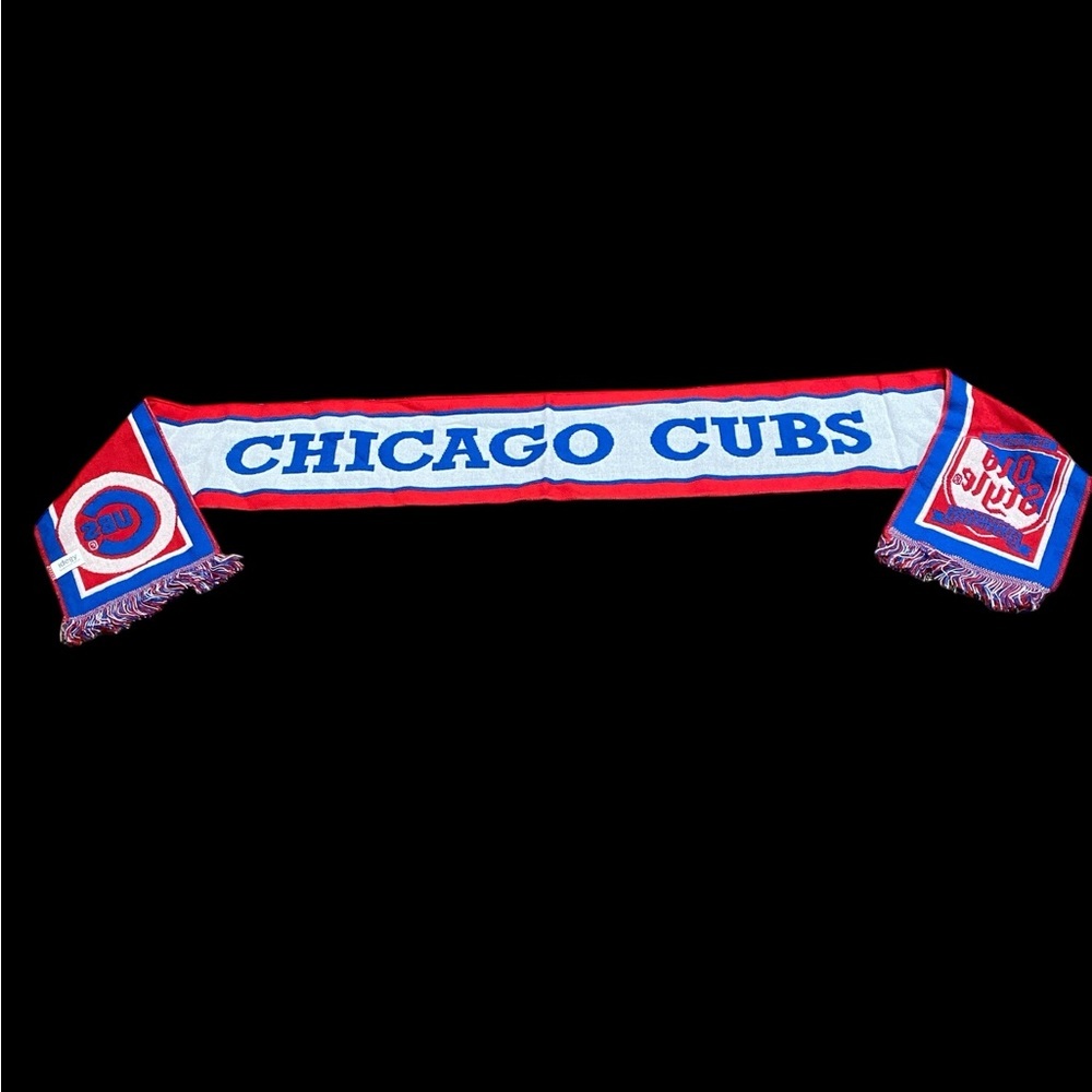 Chicago Cubs Red and Blue Scarf